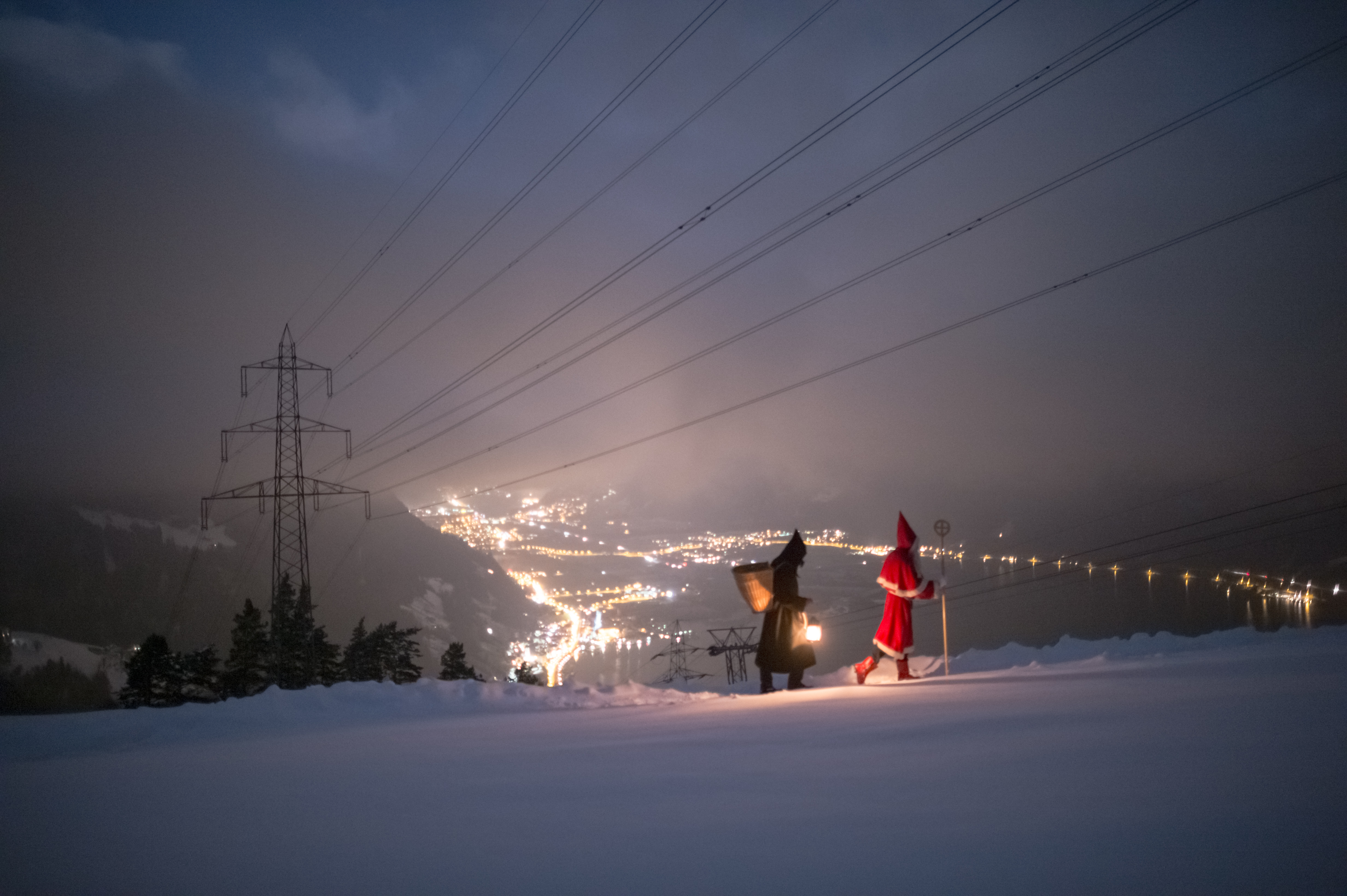 Samichlaus auf dem Oberaxen