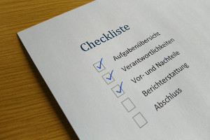 Checkliste