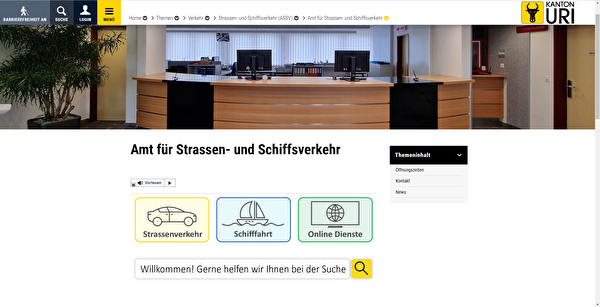 www.ur.ch/assv im neuen Erscheinungsbild