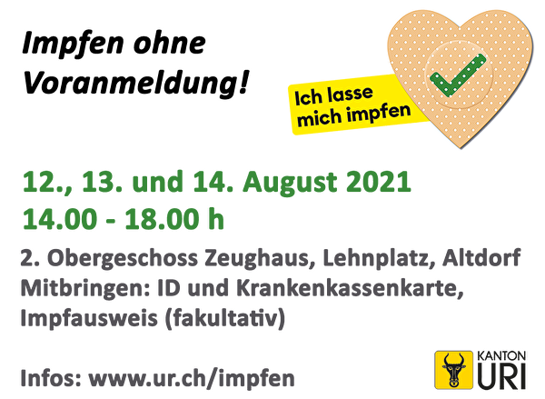 Impfen im Zeughaus
