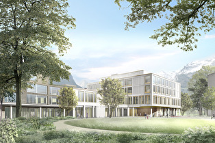 Aussenansicht Projekt Kantonsspital