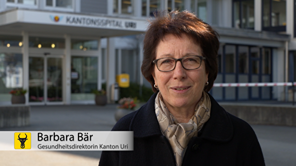 Barbara Bär: «Das oberste Ziel ist, dass wir weitere Ansteckungen vermeiden können.» (Screenshot: Focuspictures)