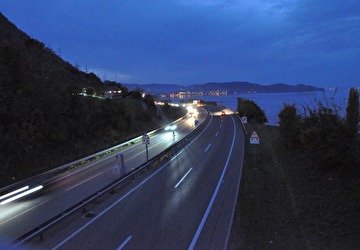 Auf dem Abschnitt Brunnen - Küssnacht der A4 wird nächste Woche jeweils in der Nacht gearbeitet. Bild Amt für Betrieb Nationalstrassen