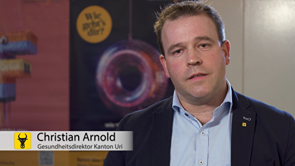 Regierungsrat Christian Arnold: «Wir müssen aufeinander achten, miteinander in Kontakt bleiben und uns gegenseitig unterstützen». (Screenshot: Focuspictures)
