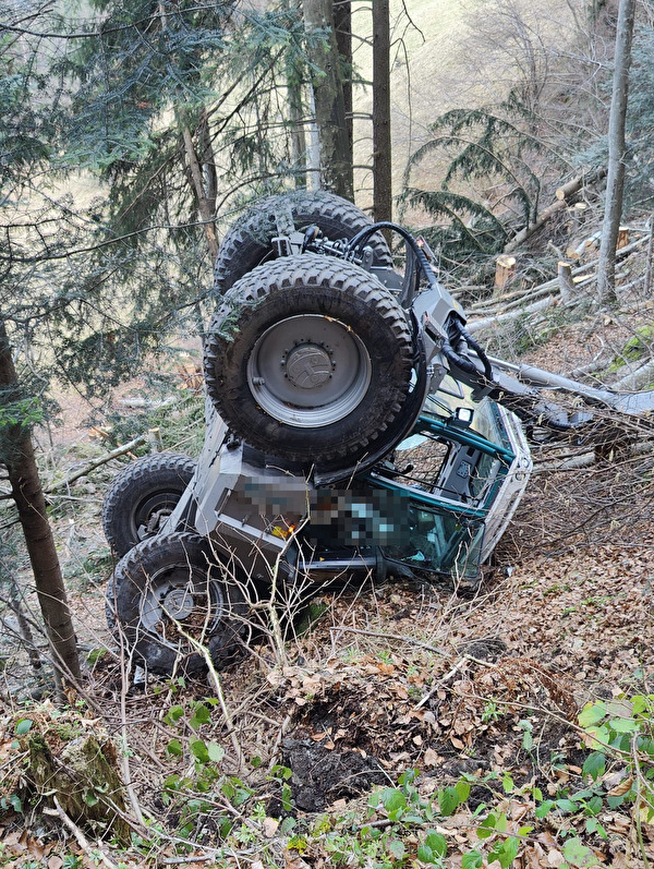 Arbeitsunfall mit Traktor – niemand verletzt