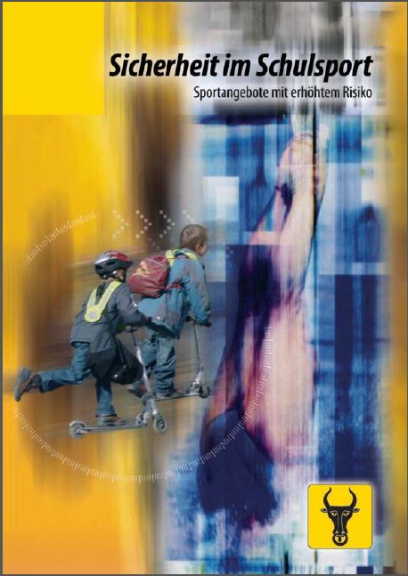 Titelbild der Broschüre Sicherheit im Schulsport