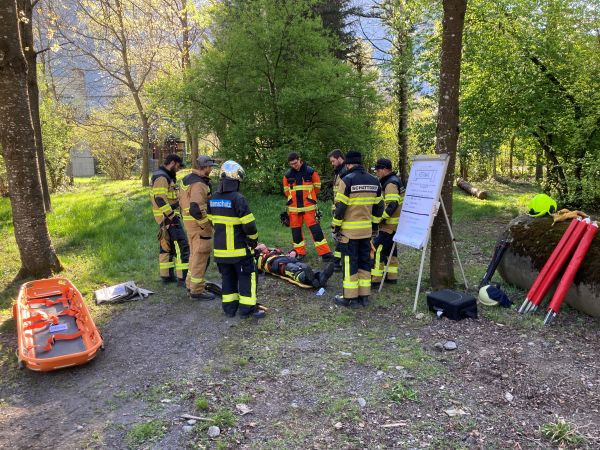 Teilnehmer-Lektion «Rettung» am Grundkurs Gruppenführer.