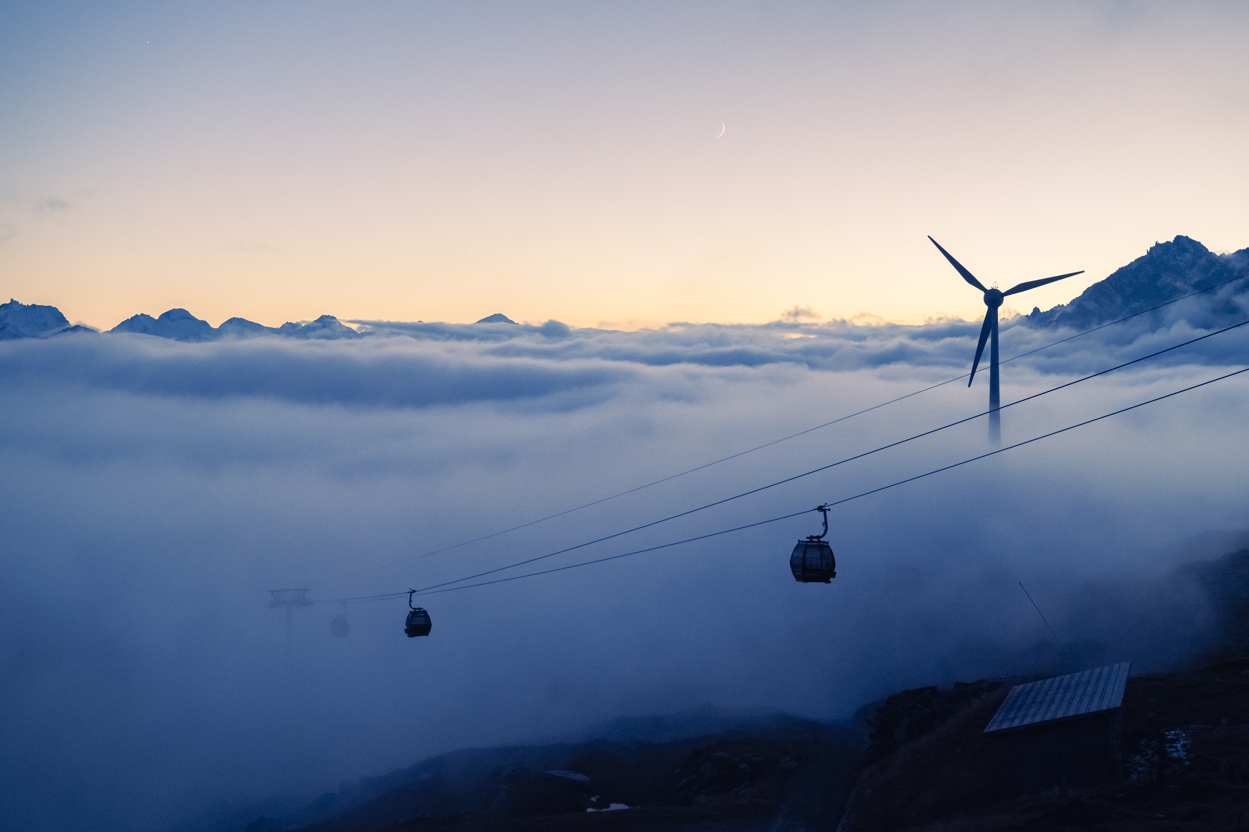 Windräder am Gütsch bei Andermatt