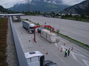 Schwerverkehrskontrolle im SVZ