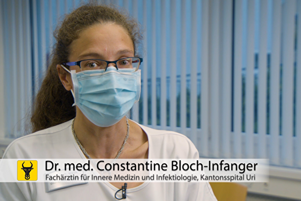 Für die Infektiologin Dr. med. Constantine Bloch-Infanger ist die Impfung der erfolgversprechendste Weg aus der Pandemie. (Screenshot: Focuspictures)