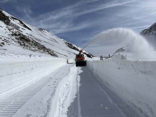 Die Arbeiten am Oberalppass konnten früher als geplant abgeschlossen werden. Bild Baudirektion Uri