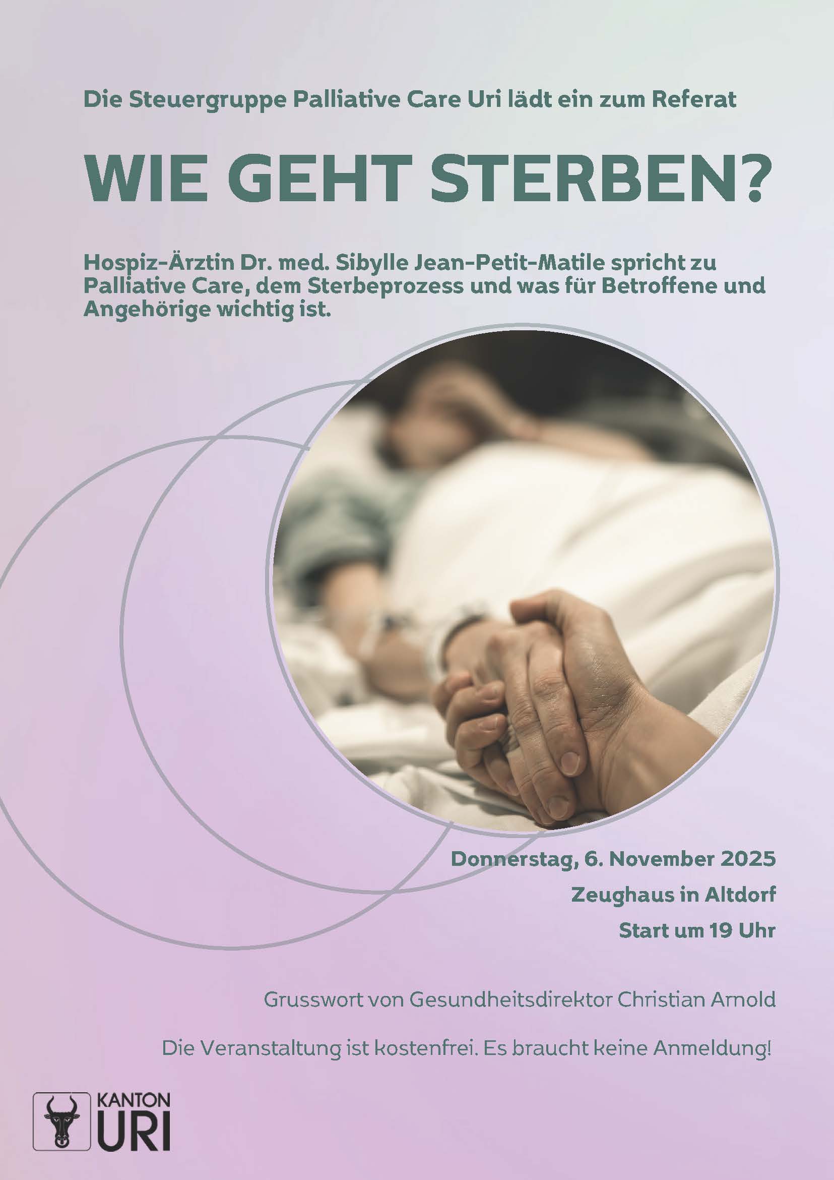 Flyer Wie geht Sterben