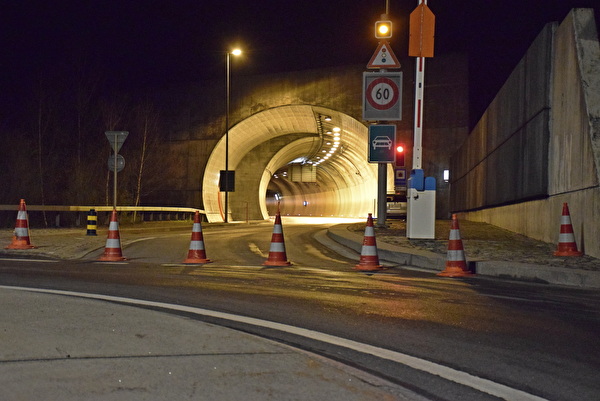 Der Flüelertunnel wird für eine Nacht gesperrt. Bild Baudirektion Uri