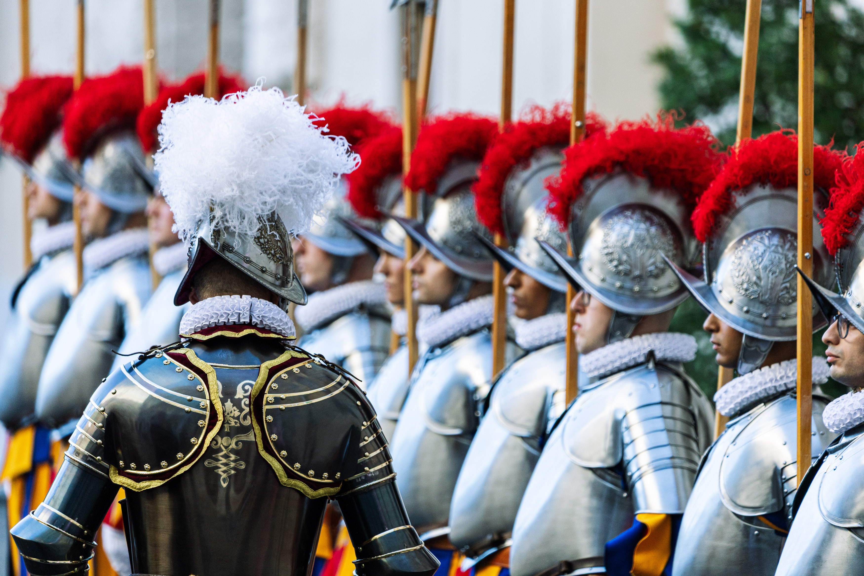 Vereidigung der Schweizergardisten im Damasushof im Vatikan (Foto: Jessica Krämer, GSP)