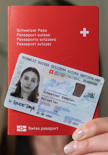 Schweizer Pass und Identitätskarte