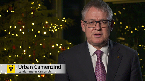 Urban Camenzind: «Weihnachten fällt das Jahr nicht aus. Im Gegenteil, vielleicht sind die Festtage in diesem Jahr wichtiger und sinnstiftender als in jedem anderen Jahr». (Screenshot: Focuspictures)