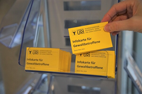 Infokarte für Gewaltbetroffene