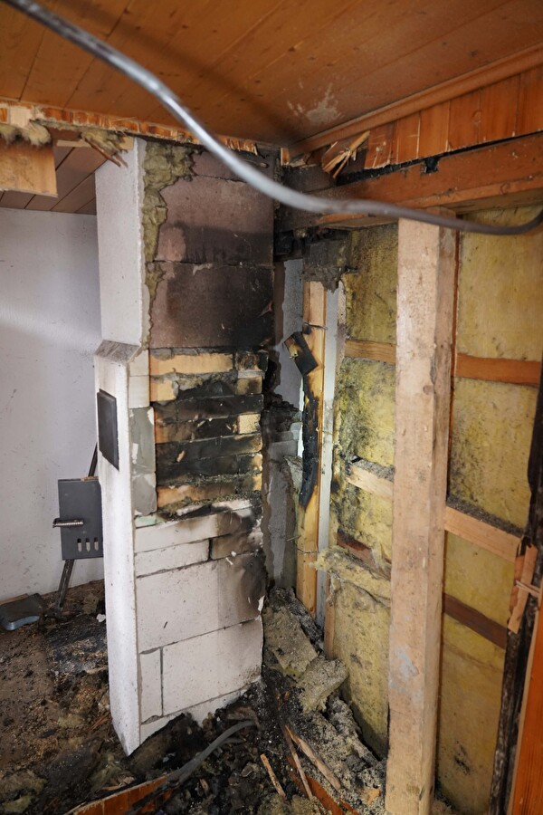 Brand in Ferienhaus