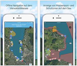 Screenshot Vierwaldstättersee App