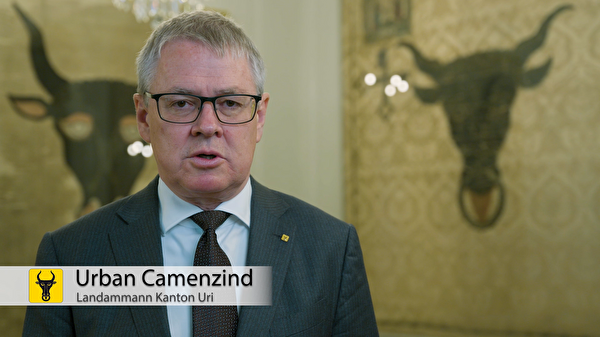 Landammann Urban Camenzind: «Der Virus ist zwar noch da, aber wir dürfen zuversichtlich sein, dass unser Gesundheitssystem das im normalen Betrieb bewältigen kann.»