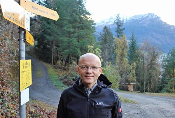 Adi Arnold, Leiter der Wanderweg- und Bikefachstelle des Kantons Uri: «Für den Urner Tourismus ist das Wandern und Biken ein wichtiges wirtschaftliches Standbein.»			Foto: zvg