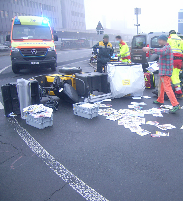 Kollision zwischen Personenwagen und Kleinmotorrad 