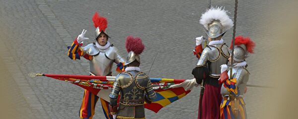 Vereidigung der Schweizergardisten 2024 (Quelle: Schweizergarde)