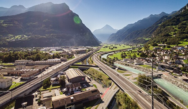 Mit dem Agglomerationsprogramm werden Siedlung und Verkehr im Unteren Reusstal gemeinsam geplant (Bild: ARE / ETH Zürich, Professur für Raumentwicklung, T. Furrer, 2017)