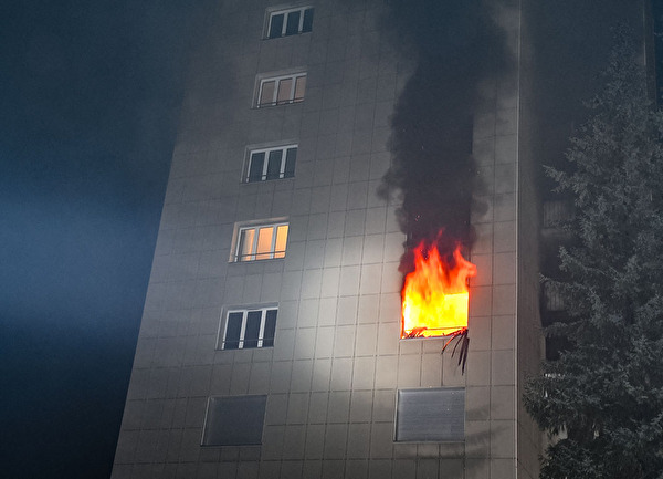 Wohnung in Vollbrand