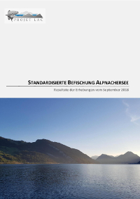 Titelbild Schlussbericht Projet Lac Alpnachersee