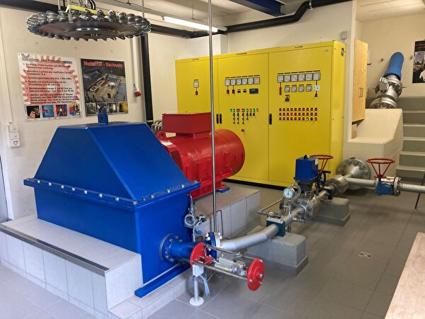 Turbine Mettental Sachseln, Bild: Wasserversorgung Sachseln