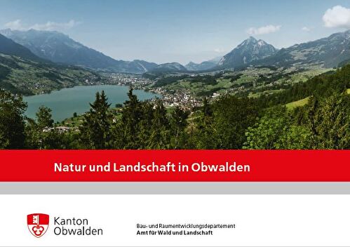 Titelseite Broschüre Natur und Landschaft in Obwalden