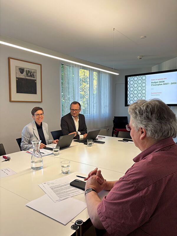 Medienkonferenz zu Budget 2026 vom 19. September 2025 