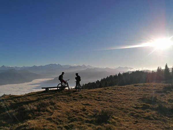 Jänzi mit Mountainbike