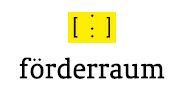 Logo förderraum