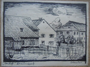 Im Hof 1910
Allemann-Haus, Häner-Haus, 
mit vormals 