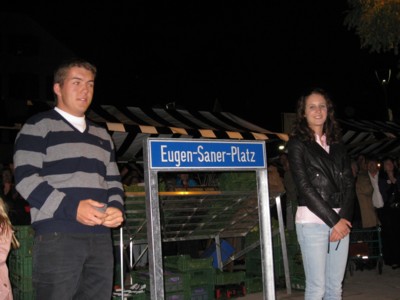 Einweihung des Eugen-Saner-Platz