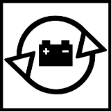 Piktogramm Autobatterien