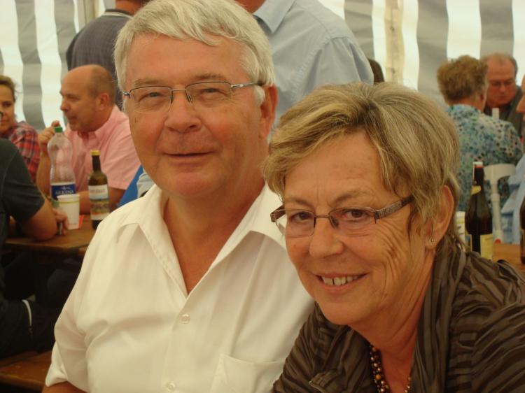Statthalter und Bezirksratspräsident Hanspeter Frei mit Frau Rosmarie Frei 