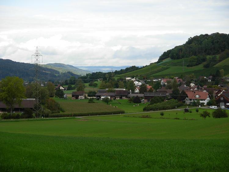 Sicht vom Schützenhaus Richtung Embrach