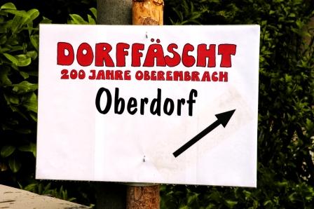 Quartiertafel Oberdorf
