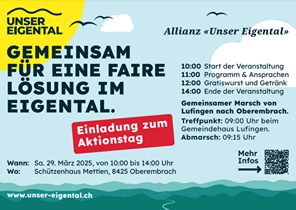 Info zum Aktionstag im Eigental