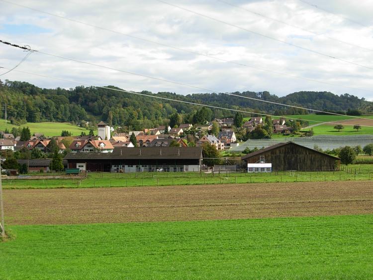Sicht aufs Dorf