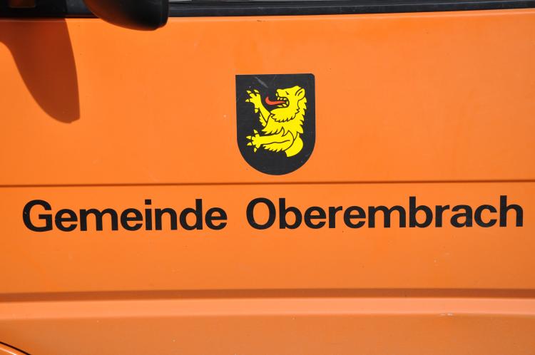 Aufschrift Gemeindefahrzeug