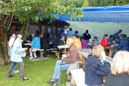 Besucher beim Quartier Oberdorf