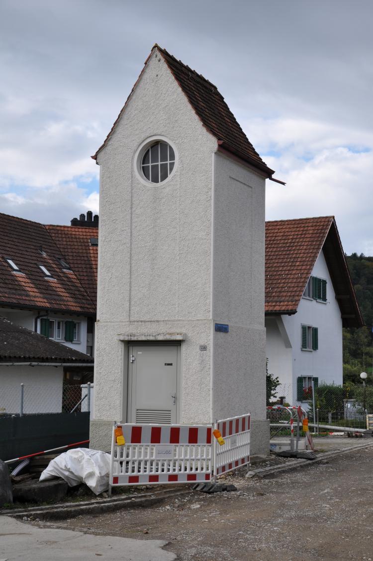 denkmalgeschützter Trafoturm