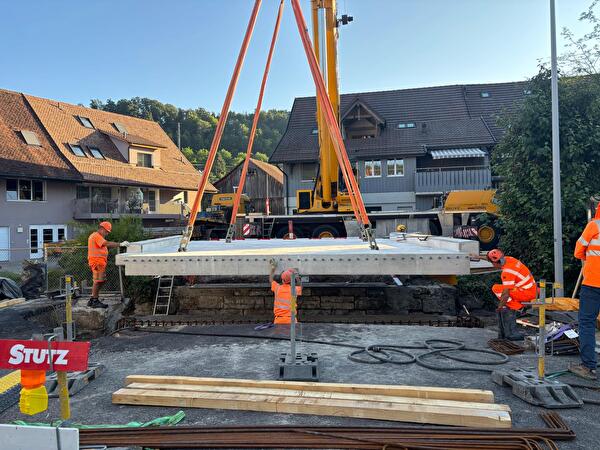 neue Brückenplatte