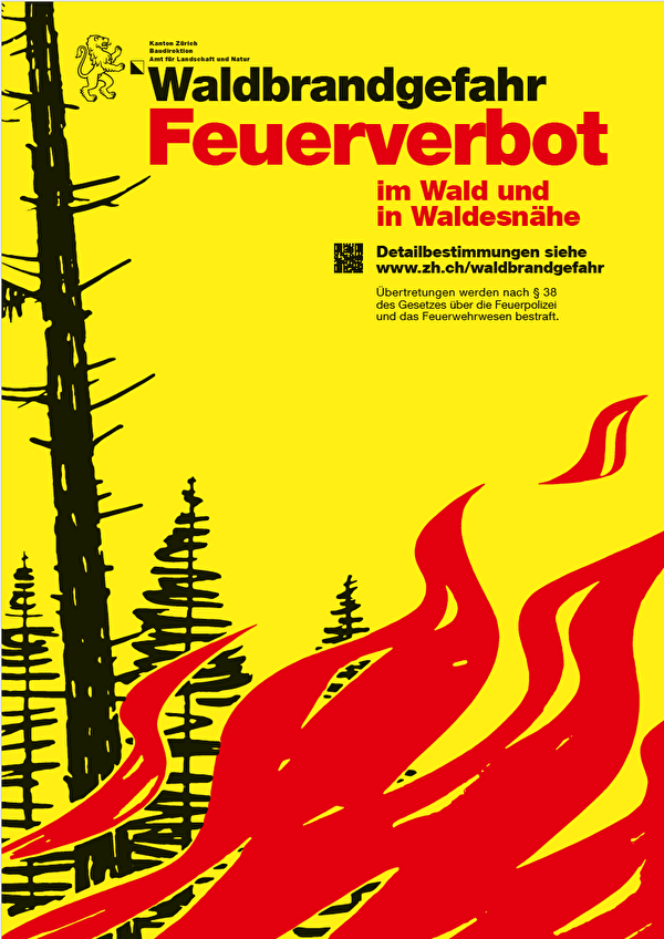 Feuerverbot im Wald und in Waldesnähe