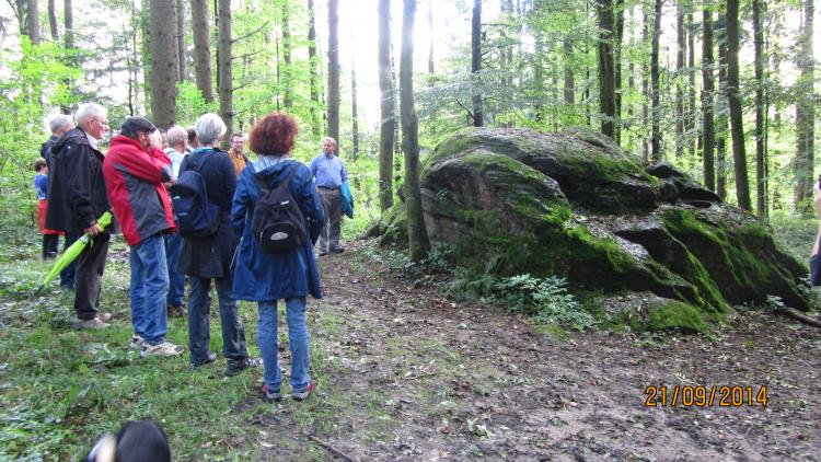 Bannumgangteilnehmer beim Rötelstein