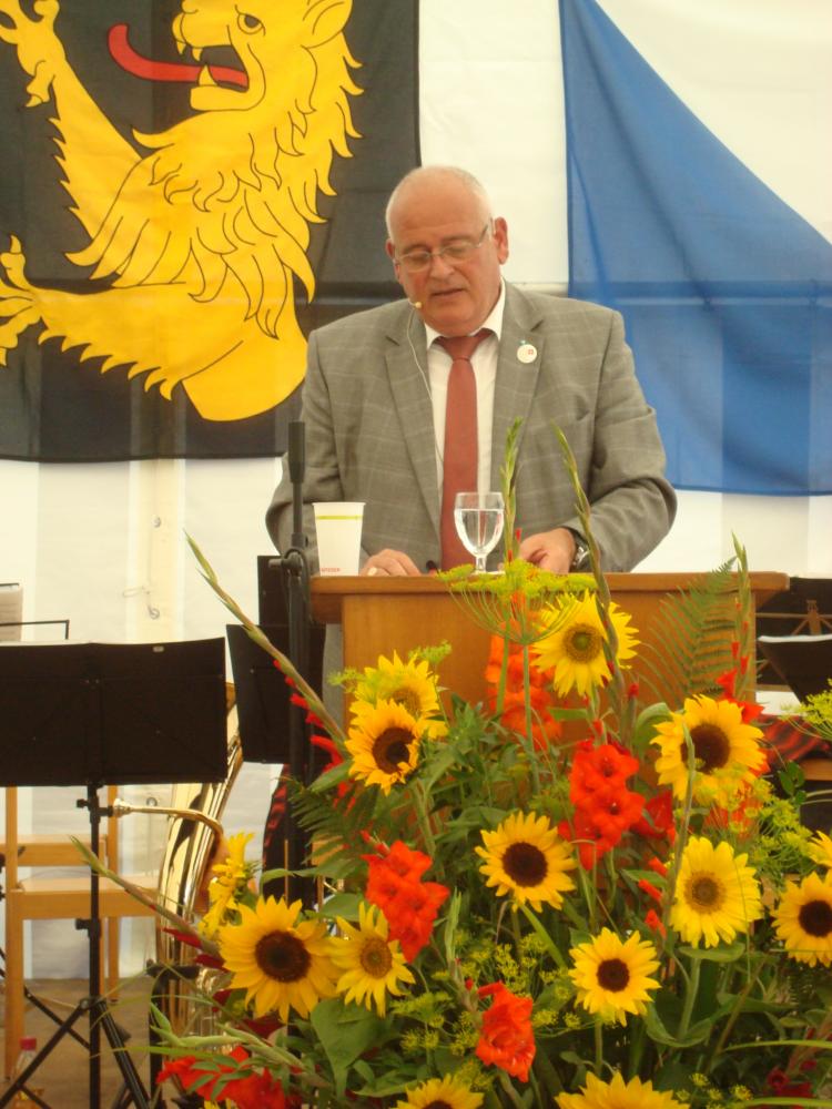 Ehrengast und Festredner M. Kägi, Regierungsrat Kanton Zürich und Baudirektor